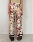 SusyMix - Pantalone palazzo floreale