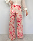 Haveone - Pantalone water color fucsia