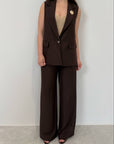 SusyMix - Completo con gilet moro