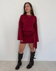 Haveone - Abito corto con manica trapezio