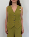 SusyMix - Completo gilet e pantalone a palazzo
