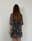 Two Way - Abito stampa paisley cipria