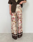 SusyMix - Pantalone palazzo floreale