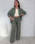 Civico23 - Completo in lino militare