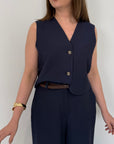 Haveone - Gilet easy blu