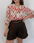 Haveone - Short in cotone con pence moro