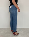 Please - Jeans straight leg delavè
