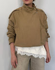 Haveone - Bomber in cotone con collo