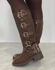 Biker effetto vintage moro