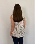 SusyMix - Camicia smanicata floreale