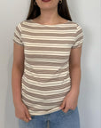 SusyMix - T-shirt slim con righe
