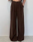 Two way - Pantalone palazzo con pence