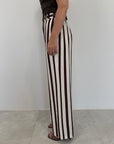 Haveone - Pantalone rigato moro