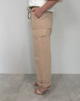 SusyMix - Pantalone cargo beige