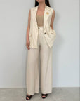 SusyMix - Completo con gilet ecrù