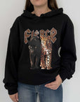 Civico23 - Felpa fierce nera