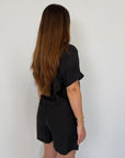 Haveone - Short goffrato nero