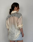 Tensione In - Camicia effetto seta con paillettes