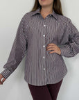 Please - Camicia bacchette raglan bordeaux
