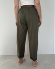 SusyMix - Pantalone paracadute verde