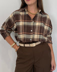 Haveone - Camicia check moro