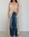 Civico23 - Top con coda beige