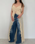 Civico23 - Top con coda beige
