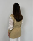 Haveone - Sahariana con manica pizzo