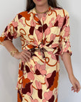 Haveone - Camicia in viscosa fantasia floreale