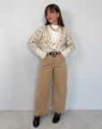 Tensione In - Jeans barrel cammello