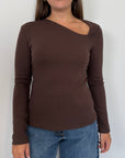 SusyMix - Maglia con cutout moro