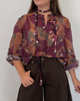 Haveone - Camicia palme con collana