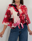 Tensione - Camicia orchidea corallo