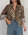 Haveone - Camicia in cotone maculata