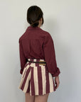 Haveone - Short Ivy farfalla righe