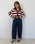 Tensione In - Jeans lavaggio unito con cintura
