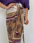 SusyMix - Gonna portafoglio paisley viola