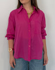 Tensione In - Camicia in cotone fuxia