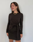 Haveone - Abito corto con fiocco