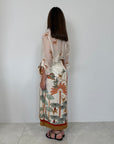 Haveone - Gonna pareo lunga con palme e scimmie