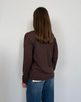 SusyMix - Maglia scatola scollo V moro