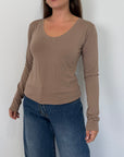 Haveone - Maglia scollo v slim