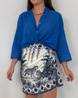 Tensione In - Gonna pareo jungle blu