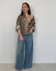 Haveone - Camicia in cotone maculata