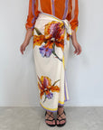 Haveone - Gonna pareo lunga orchidea arancio
