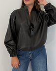 SusyMix - Bomber intrecciato nera