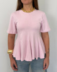Haveone - T-shirt godet rosa