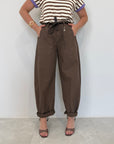 SusyMix - Pantalone con stellina LT moro