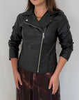 SusyMix - Giubbino slim in ecopelle