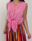 Tensione In - Camicia smanicata bonbon